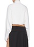 Back View - Click To Enlarge - ALAÏA - High Neck Bat Sleeve Wool Blend Sweater