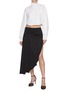 Figure View - Click To Enlarge - ALAÏA - High Neck Bat Sleeve Wool Blend Sweater