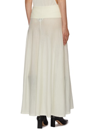 Back View - Click To Enlarge - ALAÏA - Fluid Knit Maxi Skirt