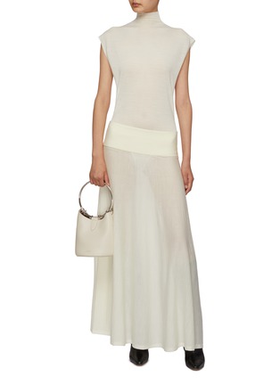 Figure View - Click To Enlarge - ALAÏA - Fluid Knit Maxi Skirt