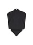 Main View - Click To Enlarge - ALAÏA - Cap Sleeve Slashed Light Wool Bodysuit