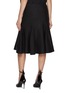 Back View - Click To Enlarge - ALAÏA - Sculptural Godet Knit Midi Skirt