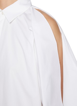  - ALAÏA - Balloon Sleeve Cotton Poplin Shirt