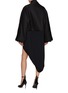 Back View - Click To Enlarge - ALAÏA - Bifabric Cocoon Coat