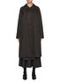 Main View - Click To Enlarge - EUNOIA - Pleat Cotton Blend Trench Coat