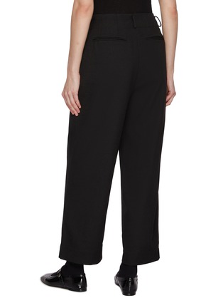 Back View - Click To Enlarge - EUNOIA - Josep Front Pleat Tailored Pants