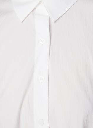  - EUNOIA - Half Pleat Cotton Shirt