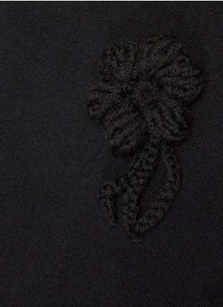  - EUNOIA - Flower Brooch Wool Vest