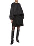 Figure View - Click To Enlarge - EUNOIA - Moss Padding Pleat Jacket