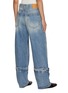 Back View - Click To Enlarge - HAIKURE - Hurley Wide Leg Light Wash Jeans