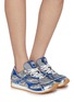 Figure View - Click To Enlarge - BOTTEGA VENETA - Orbit Low Top Lace Up Sneakers