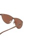 Detail View - Click To Enlarge - FENDI - Metal Cat Eye Sunglasses