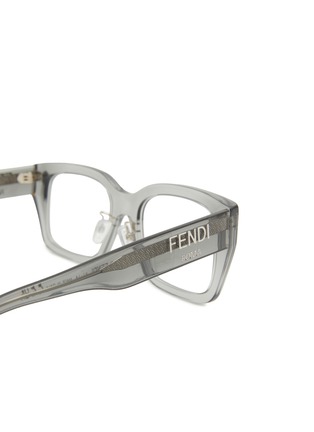 Detail View - Click To Enlarge - FENDI - Roma Acetate Square Glasses