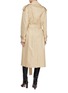 Back View - Click To Enlarge - SA SU PHI - Belted Cotton Gabardine Trench Coat