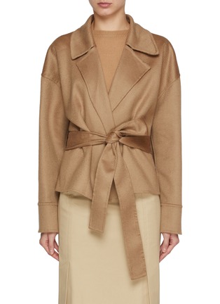 Main View - Click To Enlarge - SA SU PHI - Valentina Belted Cashmere Jacket