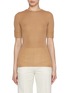 Main View - Click To Enlarge - SA SU PHI - Cuffed Sleeve Cashmere Silk Top