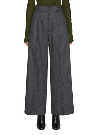 Main View - Click To Enlarge - SA SU PHI - Bogart Pleated Flannel Trousers