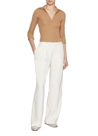 Figure View - Click To Enlarge - SA SU PHI - Bella Pleated Cady Pants