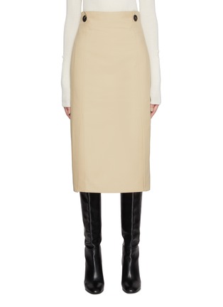 Main View - Click To Enlarge - SA SU PHI - Marine Gabardine Cotton Skirt