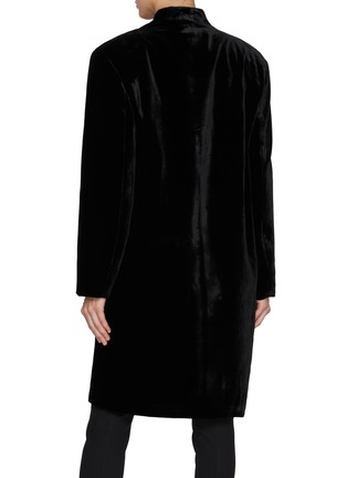 Back View - Click To Enlarge - BLAZÉ MILANO - Afterglow Mako Velvet Coat