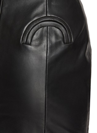  - BLAZÉ MILANO - Vegas Baby Leather Pencil Skirt