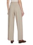 Back View - Click To Enlarge - GIA STUDIOS - Pleated Wool Blend Pants