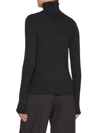 Back View - Click To Enlarge - GIA STUDIOS - Turtleneck Knit Top