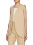 Detail View - Click To Enlarge - GIA STUDIOS - Faux Suede Tulip Blazer