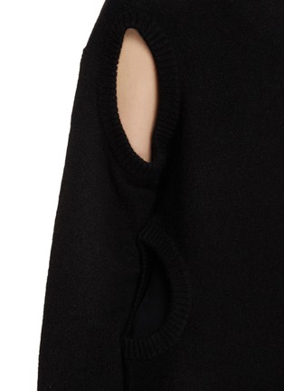  - GIA STUDIOS - Shoulder Cut-Out Yak-Wool Sweater