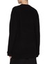 Back View - Click To Enlarge - GIA STUDIOS - Shoulder Cut-Out Yak-Wool Sweater