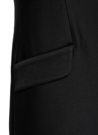  - GIA STUDIOS - Oversized Notch Lapel Wool Silk Blazer