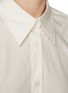  - GIA STUDIOS - Point Collar Cotton Blend Shirt