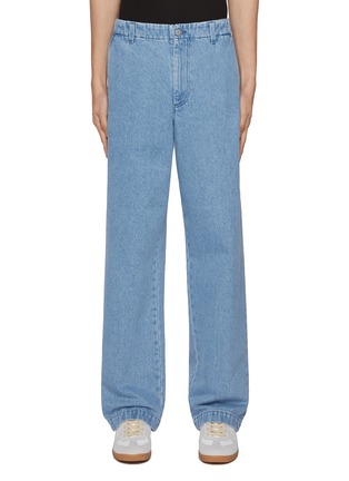 Main View - Click To Enlarge - DRIES VAN NOTEN - Stone Washed Straight Leg Jeans