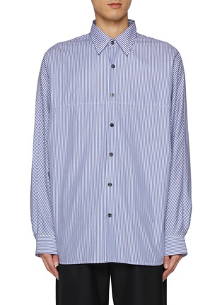 Main View - Click To Enlarge - DRIES VAN NOTEN - Pinstripe Cotton Shirt