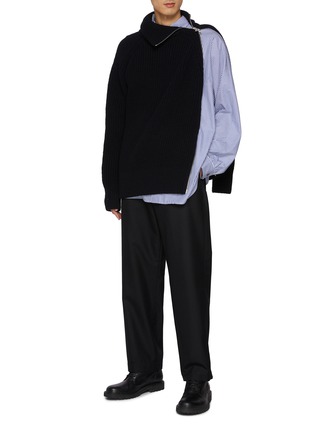 Figure View - Click To Enlarge - DRIES VAN NOTEN - Pinstripe Cotton Shirt