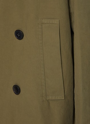  - DRIES VAN NOTEN - Water Repellent Garment Dyed Cotton Short Coat