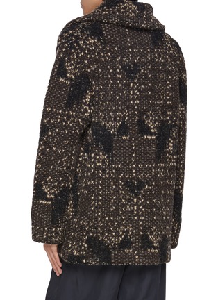 Back View - Click To Enlarge - DRIES VAN NOTEN - Button Front Collared Cardigan