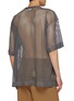 Back View - Click To Enlarge - DRIES VAN NOTEN - Graphic Print Mesh T-Shirt