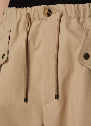 Detail View - Click To Enlarge - DRIES VAN NOTEN - Water Repellent Drawstring Waist Pants