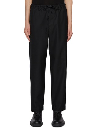 Main View - Click To Enlarge - DRIES VAN NOTEN - Drawstring Waist Wool Pants