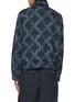 Back View - Click To Enlarge - DRIES VAN NOTEN - Ring Print Cotton Zip Up Jacket