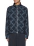 Main View - Click To Enlarge - DRIES VAN NOTEN - Ring Print Cotton Zip Up Jacket