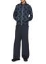 Figure View - Click To Enlarge - DRIES VAN NOTEN - Ring Print Cotton Zip Up Jacket