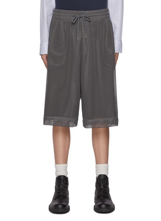 Main View - Click To Enlarge - DRIES VAN NOTEN - Mesh Drawstring Shorts