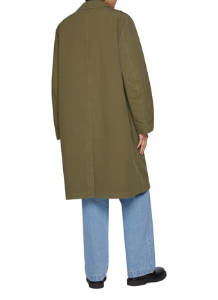 Back View - Click To Enlarge - DRIES VAN NOTEN - Water Repellent Cotton Coat