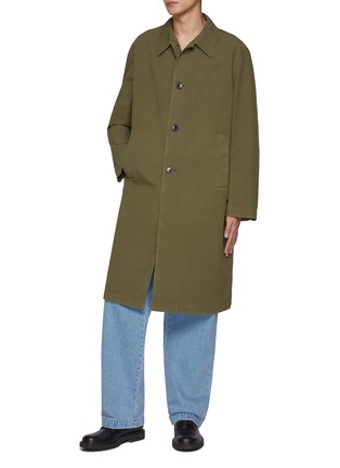 Figure View - Click To Enlarge - DRIES VAN NOTEN - Water Repellent Cotton Coat