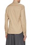 Back View - Click To Enlarge - DRIES VAN NOTEN - Tonal Layered Cotton Shirt