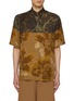 Main View - Click To Enlarge - DRIES VAN NOTEN - Two Tone Abstract Print Shirt