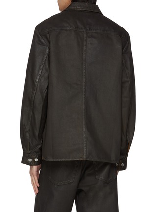 Back View - Click To Enlarge - DRIES VAN NOTEN - Chest Pocket Cotton Jacket