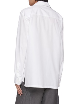 Back View - Click To Enlarge - DRIES VAN NOTEN - Cotton Button Up Shirt